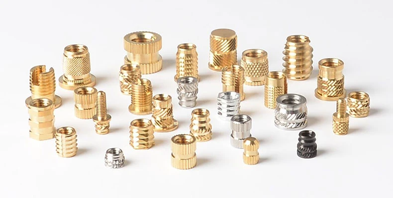 Msia-M1.4 Msib-M1.6brass Threaded Insert Knurled Nut for Phone Cover