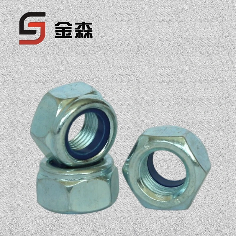 High-Strength Hexagonal Thickened Nylon Self-Locking Nut Nut Nut Lock Lock Nut Stainless Steel 12.9 Level