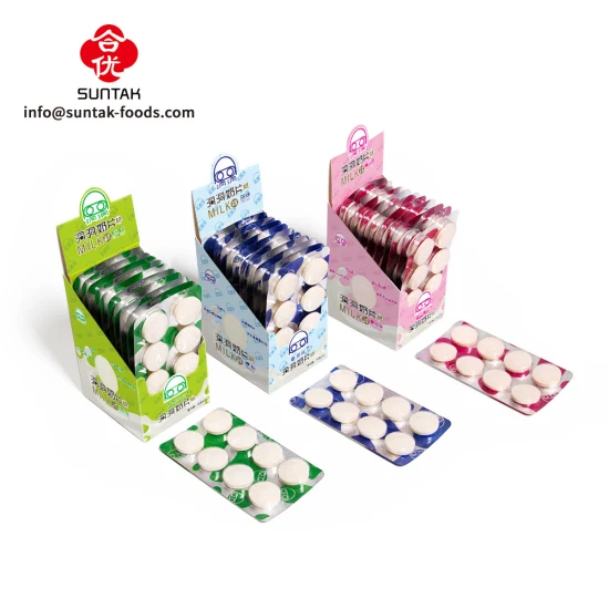 Milk Tablet Candy Chocolate Flavor Milk Cube Candy Sweets Confectionery Snacks