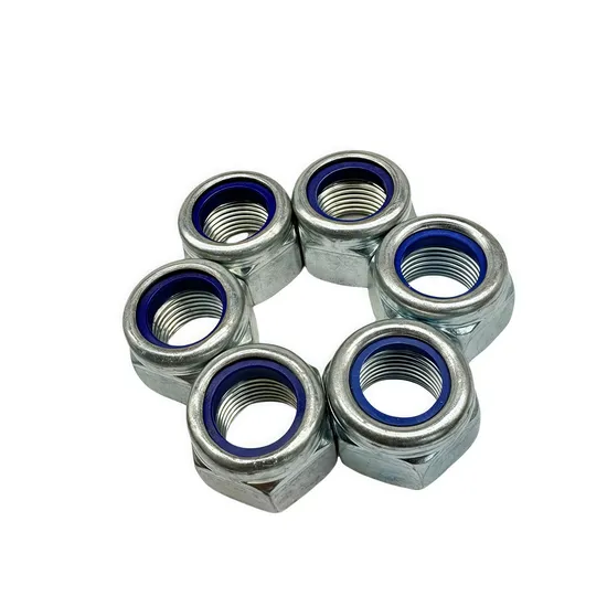 DIN985 Hex Nylon Lock Nut with Zinc Plated 20 Years Manufacturer China